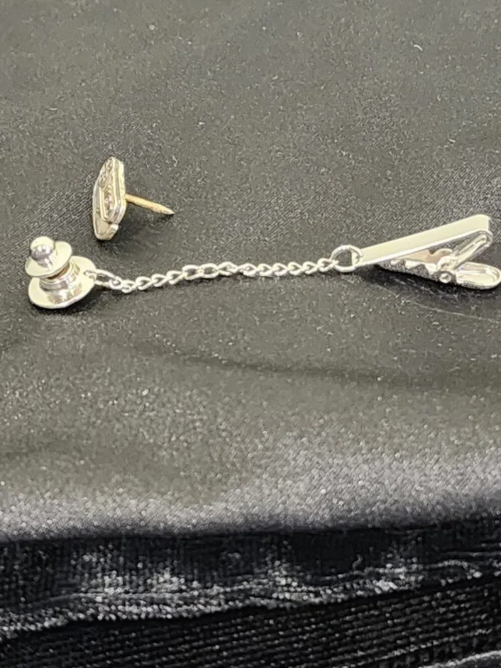 Vintage MSD Sterling Award Tie Clip and Pin